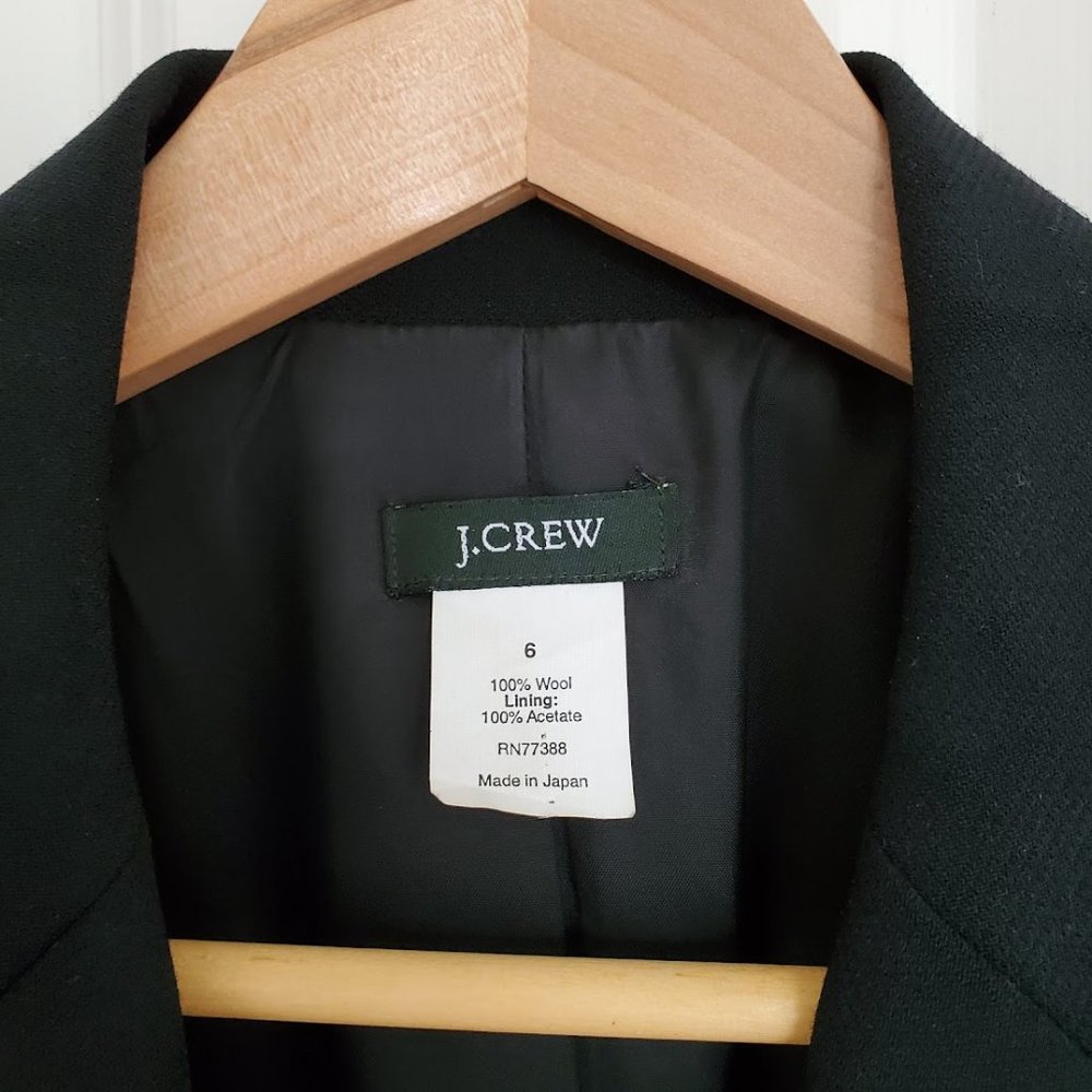 ⭐️J. Crew Black Wool Blazer⭐️ - Picture 9 of 11